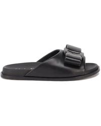 Ferragamo - Vara Leather Sandals - Lyst