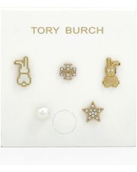 Tory Burch - Lucky Water Rabbit 5 Pc Earring Set - Lyst