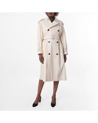Burberry - Belted Cotton-Gabardine Trench Coat, Brand Size 10 Us - Lyst