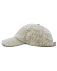 Burberry - Ekd Cotton-Blend Baseball Cap - Lyst