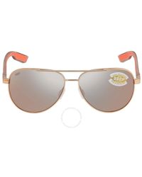Costa Del Mar - Peli Copper Silver Mirror Polarized Polycarbonate Sunglasses Pel 290 Oscp - Lyst
