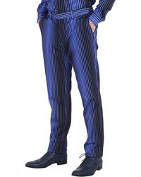 Moschino - Stripe Pattern Straight-leg Trouser - Lyst