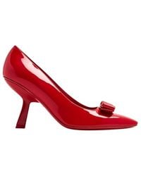 Ferragamo - Vara Bow Pumps - Lyst