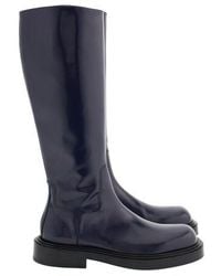 Ferragamo - Fontana Leather High Boots - Lyst