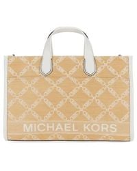 Michael Kors - Large Gigi Monogram Jacquard Tote Bag - Lyst