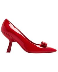 Ferragamo - Vara Bow Pumps - Lyst
