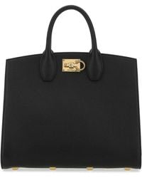 Ferragamo - Studio Top Handle Box Bag - Lyst