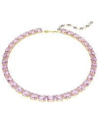 Swarovski - Millenia Tennis Necklace - Lyst