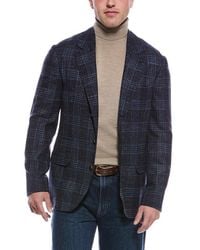 Brunello Cucinelli - Plaid Tailored Blazer, Brand Size 52 (Us - Lyst