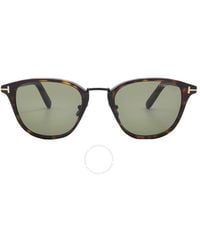 Tom Ford - Green Oval Sunglasses Ft1049-d 52n 50 - Lyst