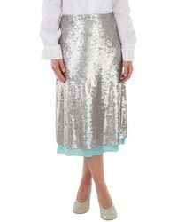 Fendi - High Waist Sequins Skirt, Brand Size 42 (Us - Lyst
