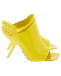 Ferragamo - Era X5 Patent Leather Mules - Lyst