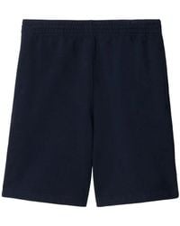 Burberry - Equestrian Knight Design Cotton Shorts - Lyst