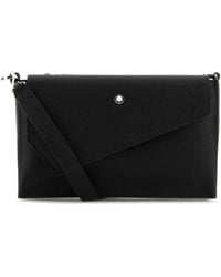 Montblanc - Leather Crossbody Bag - Lyst