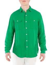 Polo Ralph Lauren - Linen-Blend Button-Up Shirt - Lyst