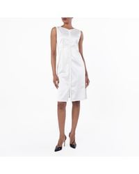 MM6 by Maison Margiela - Maison Margiela Sleeveless Midi Dress, Brand Size 42 Us - Lyst