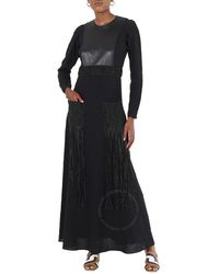Chloé - Crochet-trim Long Dress - Lyst