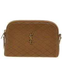 Saint Laurent - Gaby Zipped Pouch Chain Bag - Lyst