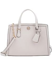 Michael Kors - Small Chantal Leather Messenger Bag - Lyst