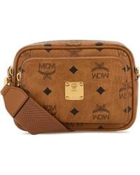 MCM - Printed Canvas Aren Crossbody Bag - Lyst