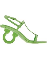 Ferragamo - Ferragamo Elina Gancini Heel Sandals - Lyst