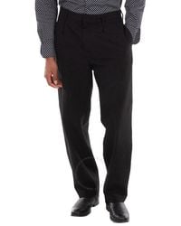 Emporio Armani - Seersucker Pleated-Waist Chinos Pants, Brand Size 50 (Us Size 40) - Lyst