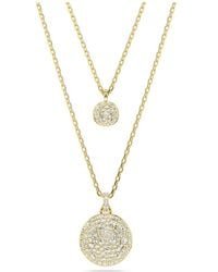 Swarovski - Meteora Layered Pendant - Lyst
