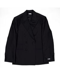 Burberry - Double-Breasted Wool-Blend Blazer, Brand Size 48R (Us - Lyst