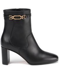 Bally - Darcie Didi 75 Leather Boots, Brand Size 37 Us - Lyst