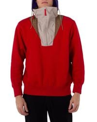Kolor - Half Zip Pullover Sweatshirt, Brand Size 2 - Lyst
