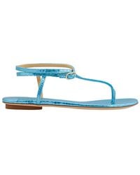 Giannico - Ladies Kai Flip Flops Leather Flats, Brand Size 36 (Us - Lyst