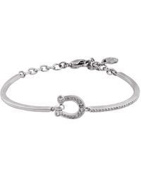 Swarovski - Symbolica Horse Shoe Paved Bangle - Lyst