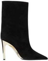 Jimmy Choo - Cierra 100 Suede Ankle Boots, Brand Size 37.5 Us - Lyst