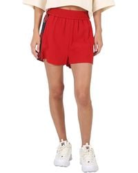 Stella McCartney - Ladies Pants Logo Trim Shorts, Brand Size 36 (Us Size 4) - Lyst