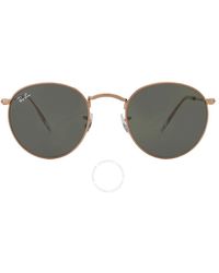 Ray-Ban - Round Metal Green Sunglasses Rb3447 920231 47 - Lyst