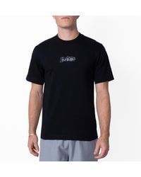 Burberry - Coal Flocked-Logo T-Shirt - Lyst