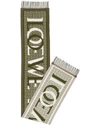 Loewe - Wool And Cashmere Love Scarf - Lyst