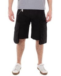 Gcds - Cotton Gabardine Ultracargo Bermuda Shorts - Lyst