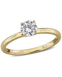 Created Forever - 1/2Ct Tw Lab-Grown Diamond Solitaire Engagement Ring - Lyst