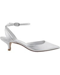 Stuart Weitzman - Barelythere 50 Kitten Heel Pumps, Brand Size 35 Us Size 4.5 - Lyst