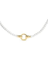 Haus of Brilliance - 18K Vermeil Pearl Strand Infinity Necklace - Lyst