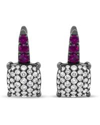 Haus of Brilliance - Black Rhodium Plated 18k White Gold 7/8 Cttw Round Diamond - Lyst