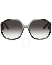 Ferragamo - Grey Gradient Butterfly Sunglasses Sf943s 007 - Lyst