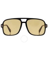 Tom Ford - Falconer Amber Navigator Sunglasses Ft0884 01e 60 - Lyst