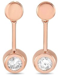 LB Exclusive - 14K Rose 0.58 Ct Diamond Earrings - Lyst