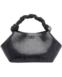 Ganni - Small Bou Snake Handbag - Lyst