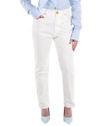 Balmain - High Waist Slim Fit Jeans - Lyst