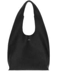A.P.C. - Leather Le Neige Shoulder Bag Noir Borse A Tracolla - Lyst