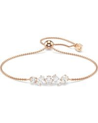 Swarovski - Mesmera Bracelet, Mixed Cuts, 18K Rose Finish - Lyst