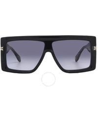 Marc Jacobs - Dark Grey Shaded Rectangular Sunglasses Mj 1061/s 07c5/9o 59 - Lyst